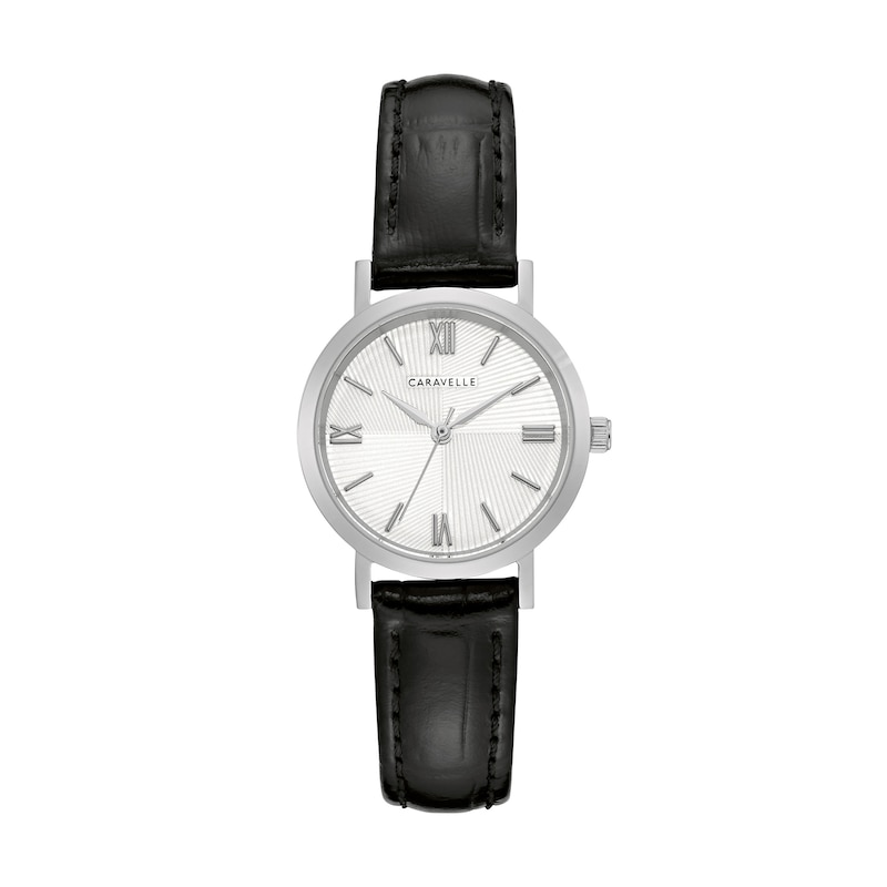 Ladies' Caravelle by Bulova Strap Watch with White Dial (Model: 43L216)