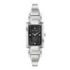 Thumbnail Image 0 of Ladies' Bulova Diamond Accent Bangle Watch with Rectangular Black Mother-of-Pearl Dial (Model: 96P209)