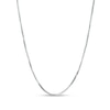 Thumbnail Image 1 of 0.55mm Box Chain Necklace in Solid 14K White Gold - 16"