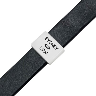 Personalied brown leather bracelet with option to change patch and to get new look perfect gift for men for dad you can put name and symbol