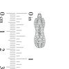 Thumbnail Image 3 of 1 CT. T.W. Certified Lab-Grown Diamond Open Braid Hoop Earrings in 14K White Gold (F/SI2)