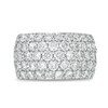 Thumbnail Image 1 of 4 CT. T.W. Certified Lab-Grown Diamond Multi-Row Band in 14K White Gold (F/SI2)