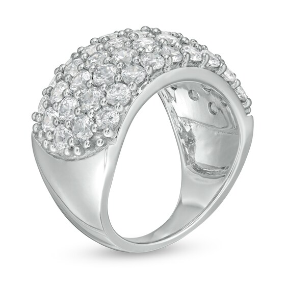 4 CT. T.w. Certified Lab-Grown Diamond Multi-Row Band in 14K White Gold (F/Si2)