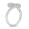 Thumbnail Image 2 of 1 CT. T.W. Certified Lab-Created Diamond Bypass Ring in 14K White Gold (F/SI2)