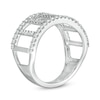 Thumbnail Image 3 of 5/8 CT. T.W. Certified Lab-Grown Diamond Open Ladder Ring in 14K White Gold (F/SI2)