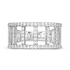 Thumbnail Image 4 of 5/8 CT. T.W. Certified Lab-Grown Diamond Open Ladder Ring in 14K White Gold (F/SI2)