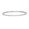 Thumbnail Image 1 of 1 CT. T.W. Certified Lab-Grown Diamond Bangle in 14K White Gold (F/SI2)