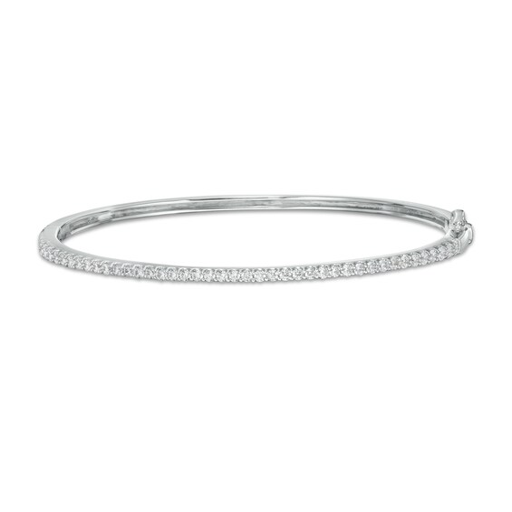 1 CT. T.w. Certified Lab-Grown Diamond Bangle in 14K White Gold (F/Si2)