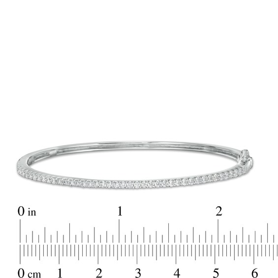 1 CT. T.w. Certified Lab-Grown Diamond Bangle in 14K White Gold (F/Si2)