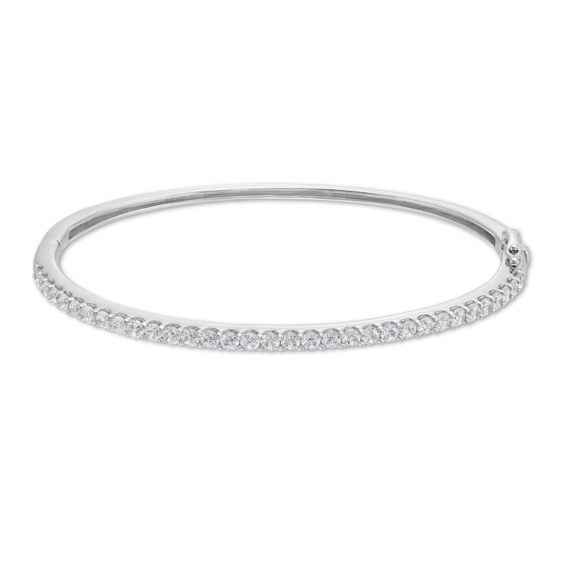 Main Image 1 of 2 CT. T.W. Certified Lab-Grown Diamond Bangle in 14K White Gold (F/SI2)