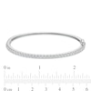 Thumbnail Image 3 of 2 CT. T.W. Certified Lab-Grown Diamond Bangle in 14K White Gold (F/SI2)