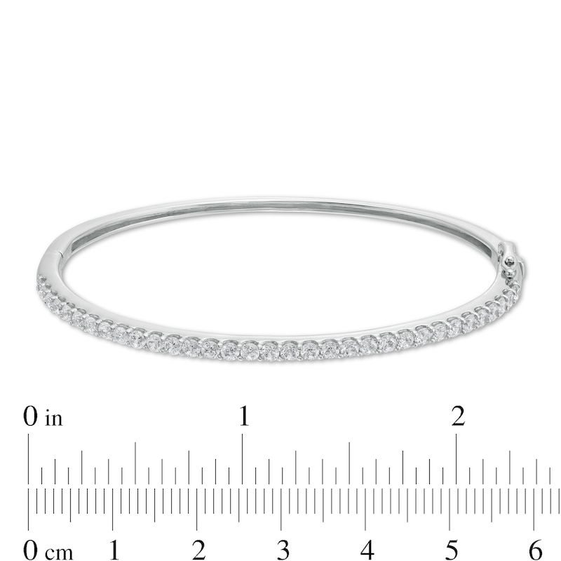 Main Image 3 of 2 CT. T.W. Certified Lab-Grown Diamond Bangle in 14K White Gold (F/SI2)