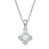 Thumbnail Image 1 of 1/15 CT. Diamond Solitaire Pendant in Sterling Silver (J/I3)