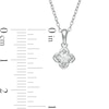Thumbnail Image 3 of 1/15 CT. Diamond Solitaire Pendant in Sterling Silver (J/I3)