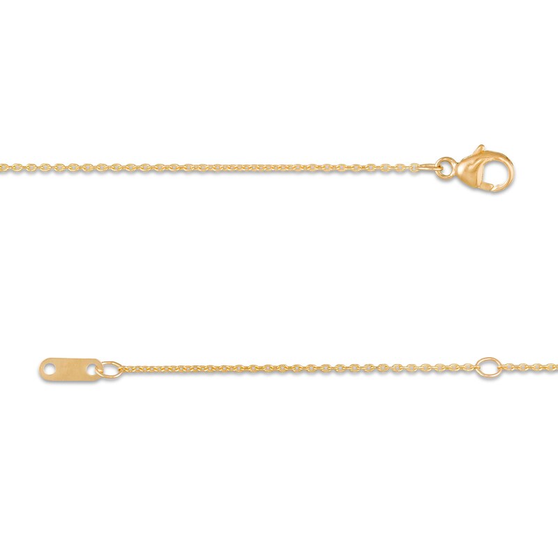 Main Image 3 of Remixed Reimagined 1/5 CT. T.W. Diamond Horizontal Bar Necklace in 10K Gold