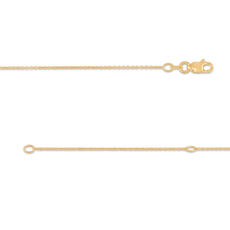 Main Image 3 of Remixed Reimagined 1/4 CT. T.W. Diamond Interlocking Circles Necklace in 10K Gold