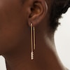 Remixed Reimagined 1/5 CT. T.W. Diamond Threader Earrings in 10K Gold