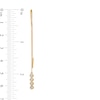 Thumbnail Image 3 of Remixed Reimagined 1/5 CT. T.W. Diamond Threader Earrings in 10K Gold