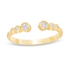Thumbnail Image 1 of Remixed Reimagined 1/6 CT. T.W. Journey Diamond Open Shank Ring in 10K Gold