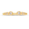 Thumbnail Image 4 of Remixed Reimagined 1/6 CT. T.W. Journey Diamond Open Shank Ring in 10K Gold