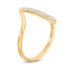Thumbnail Image 2 of Remixed Reimagined 1/10 CT. T.W. Diamond Vertical Bar Ring in 10K Gold