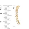 Thumbnail Image 3 of Remixed Reimagined 1/4 CT. T.W. Journey Diamond Curved Crawler Earrings in 10K Gold