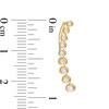 Thumbnail Image 2 of Remixed Reimagined 1/4 CT. T.W. Journey Diamond Curved Crawler Earrings in 10K Gold