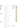 Thumbnail Image 3 of Remixed Reimagined 1/2 CT. T.W. Diamond Hoop Earrings in 10K Gold