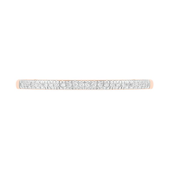 3/8 CT. T.W. Princess-Cut Diamond Double Frame Twist Shank Bridal Set in 10K Rose Gold 3/8 CT. T.W. Princess-Cut Diamond Double Frame Twist Shank Bridal Set in 10K Rose Gold