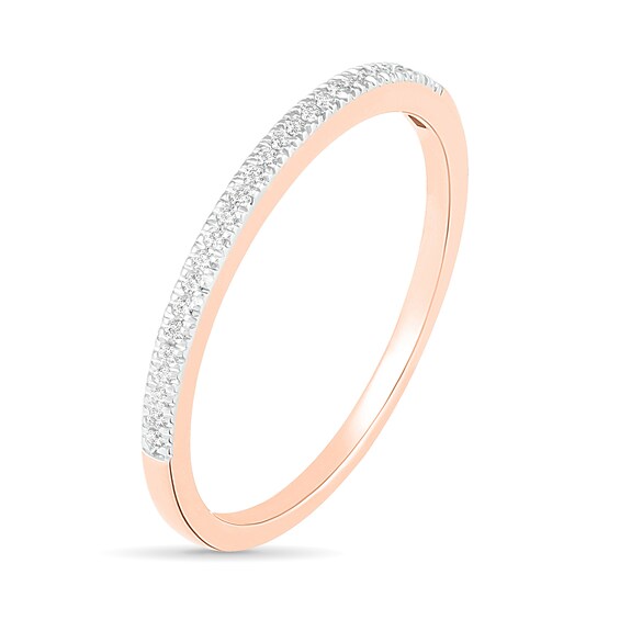 3/8 CT. T.W. Princess-Cut Diamond Double Frame Twist Shank Bridal Set in 10K Rose Gold 3/8 CT. T.W. Princess-Cut Diamond Double Frame Twist Shank Bridal Set in 10K Rose Gold