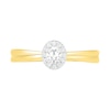 Thumbnail Image 5 of 1/3 CT. T.W. Oval Diamond Frame Bridal Set in 10K Gold