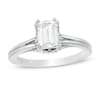 Thumbnail Image 1 of Vera Wang Love Collection 1 CT. T.W. Certified Emerald-Cut Diamond Engagement Ring in 14K White Gold (I/SI2)
