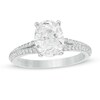 Thumbnail Image 1 of Vera Wang Love Collection 1-3/4 CT. T.W. Certified Oval Diamond Engagement Ring in 14K White Gold (I/SI2)