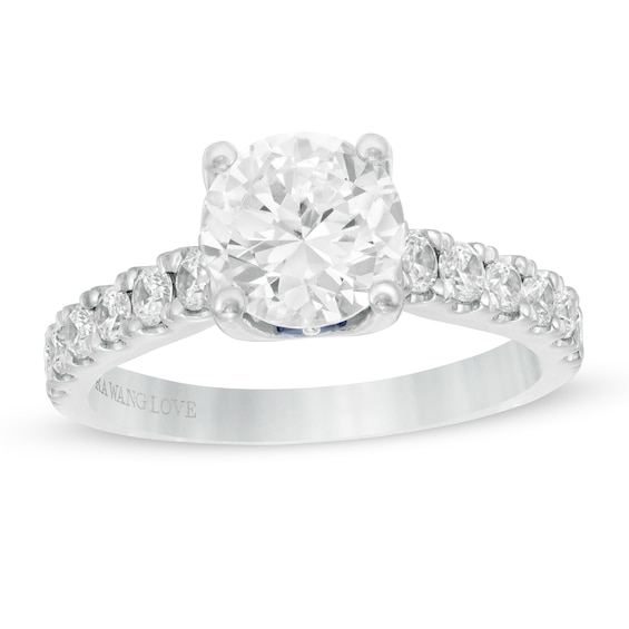 Vera Wang Love Collection 2 CT. T.w. Diamond Engagement Ring in 14K White Gold