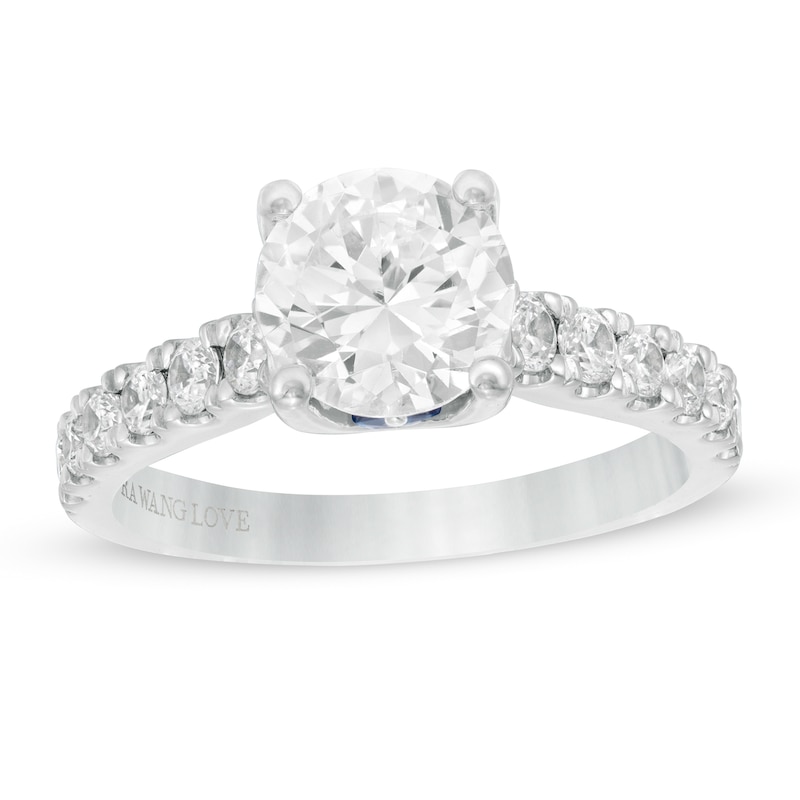 Vera Wang Love Collection 2 CT. T.W. Diamond Engagement Ring in 14K White Gold