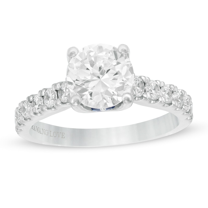 Main Image 1 of Vera Wang Love Collection 2 CT. T.W. Diamond Engagement Ring in 14K White Gold
