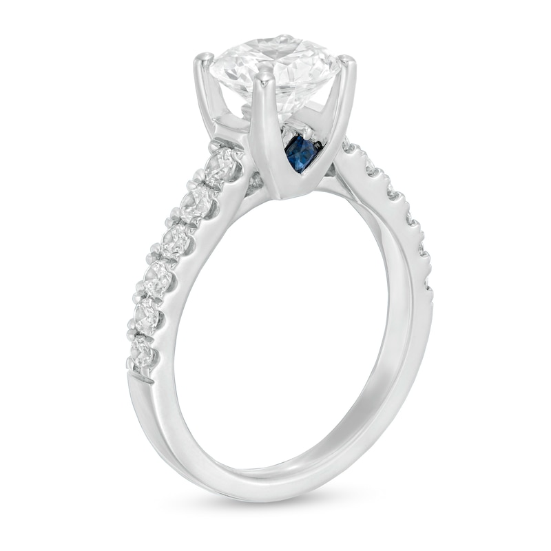 Main Image 3 of Vera Wang Love Collection 2 CT. T.W. Diamond Engagement Ring in 14K White Gold