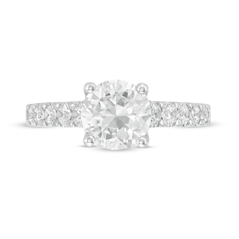 Main Image 4 of Vera Wang Love Collection 2 CT. T.W. Diamond Engagement Ring in 14K White Gold