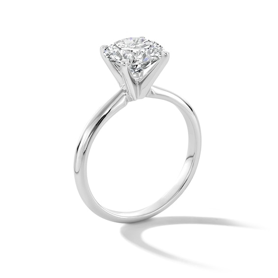 2 CT. Certified Lab-Created Diamond Solitaire Engagement Ring in 14K White Gold (F/Vs2)