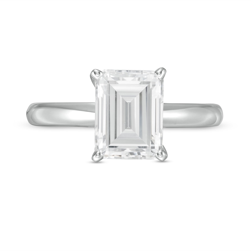2 CT. Certified Lab-Created Diamond Solitaire Engagement Ring in 14K White Gold (F/VS2) | Zales