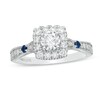 Thumbnail Image 1 of Vera Wang Love Collection 3/4 CT. T.W. Diamond Cushion Frame Engagement Ring in 14K White Gold