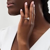 Thumbnail Image 2 of Vera Wang Love Collection 3/4 CT. T.W. Diamond Cushion Frame Engagement Ring in 14K White Gold