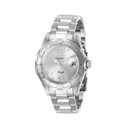 Ladies' Invicta Angel Crystal Accent Watch with Silver-Tone Dial (Model: 28679)
