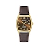 Thumbnail Image 0 of Men's Bulova Frank Sinatra 'Young At Heart' Collection Gold-Tone Automatic Strap Watch with Brown Dial (Model: 97B198)