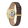 Thumbnail Image 2 of Men's Bulova Frank Sinatra 'Young At Heart' Collection Gold-Tone Automatic Strap Watch with Brown Dial (Model: 97B198)