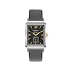 Thumbnail Image 0 of Men's Bulova Frank Sinatra 'My Way' Collection Strap Watch with Rectangular Black Dial (Model: 98A261)