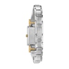 Thumbnail Image 3 of Ladies' Bulova Classic Diamond Accent Two-Tone Bangle Watch with Rectangular Mother-of-Pearl Dial (Model: 98P188)