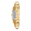 Thumbnail Image 2 of Ladies' Bulova Classic Diamond Accent Gold-Tone Bangle Watch with Rectangular Mother-of-Pearl Dial (Model: 97P141)