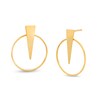 Thumbnail Image 1 of Made in Italy Geometric Drop Earrings in Sterling Silver with 18K Gold Plate
