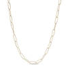 Thumbnail Image 1 of Made in Italy Paper Clip Link Necklace in Hollow 14K Gold - 24"